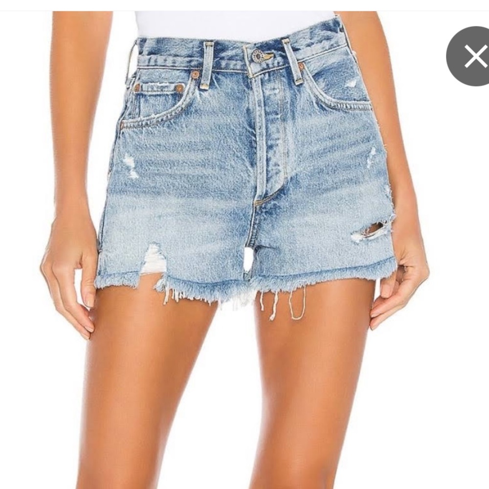 AGOLDE HIGH RISE JADEN SHORT SIZE 25